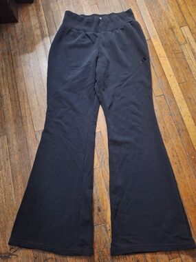 Adidas Black Flared Sweatpants